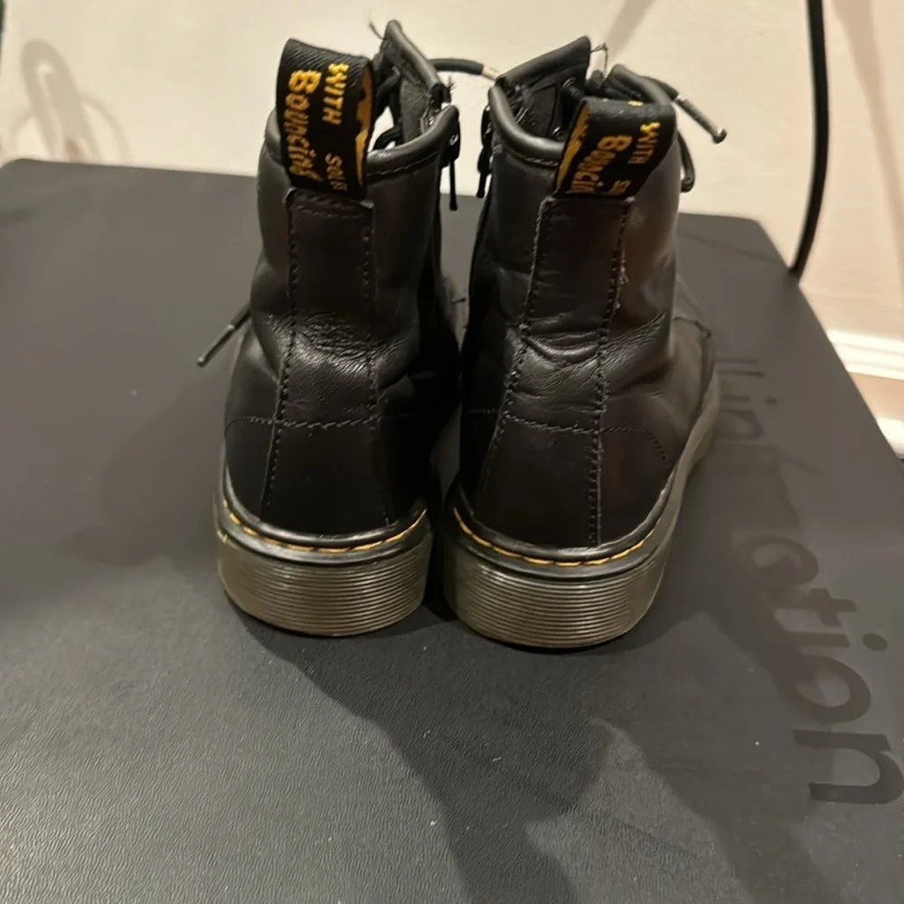 Dr. Martens Black Air Wave Boots